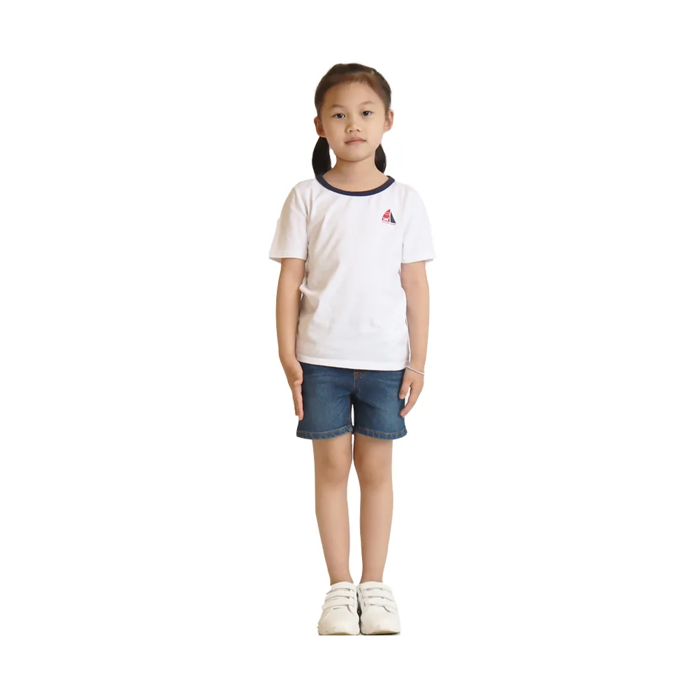 【Lee 官方旗艦】童裝 短袖T恤 / 帆船印花 天鵝白 標準版型(LL200197K14)