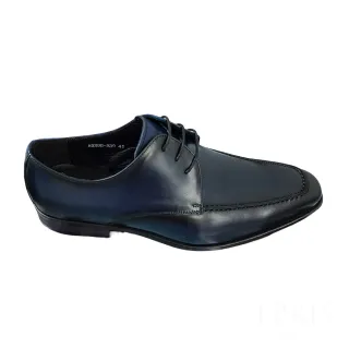 【EPRIS 艾佩絲】現貨 最舒服皮鞋 藍色皮鞋 德比鞋 紳士鞋 上班正式皮鞋 結婚皮鞋-寶靛藍(手工皮鞋)