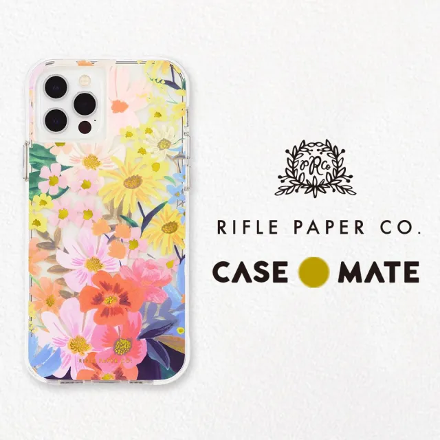【CASE-MATE】x Rifle Paper Co. 限量聯名款  iPhone 12 Pro Max(防摔抗菌手機保護殼 - 瑪格麗特)