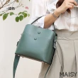 【MAISY】時尚氣質簡約側背水桶包(現+預 綠色 / 黑色 / 褐色)