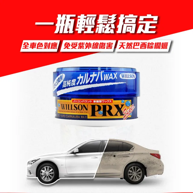 【WILLSON】01116 PRX高純度巴西棕櫚藍蠟(汽車美容 打蠟清潔)