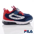 【童鞋520】FILA童鞋-半氣墊運動慢跑鞋款(2-J824V-123藍-16-22cm)
