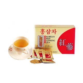 【金蔘】6年根韓國高麗紅蔘茶(50包 盒 共2盒)