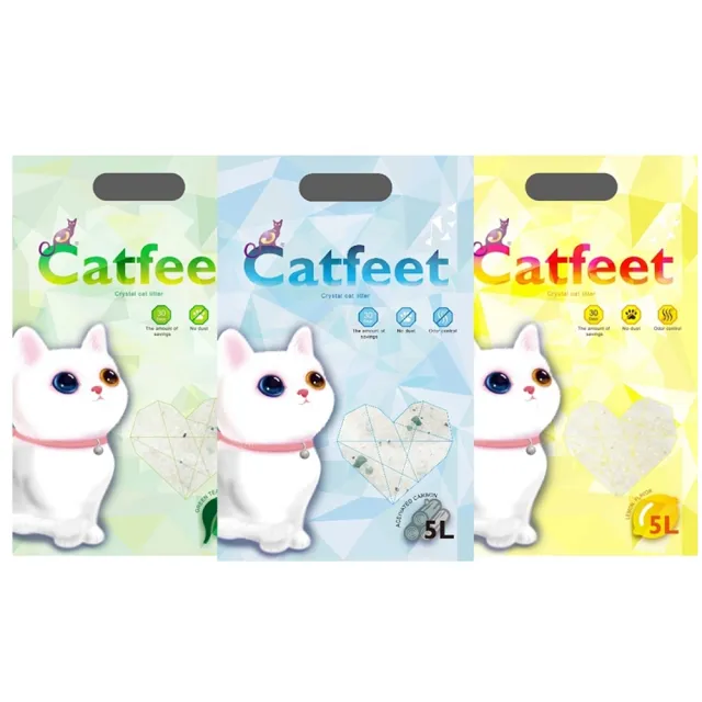【CatFeet】消臭水晶貓砂 5L（水晶貓砂）