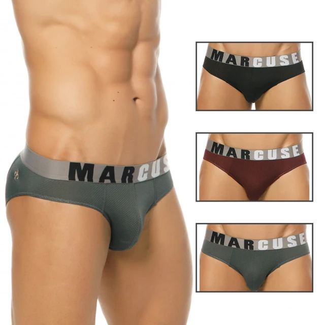 MARCUSE Mar1029-透氣網眼三角內褲(多款顏色選