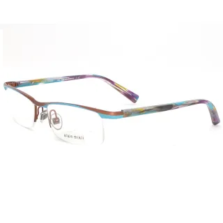 【Alain Mikli】法式巴黎藝術設計眉框光學眼鏡(藍 A00542-M08B)
