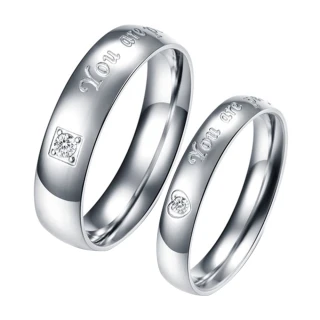 【A MARK】你最完美鑲嵌水晶鑽造型戒指(男女款/2款任選)