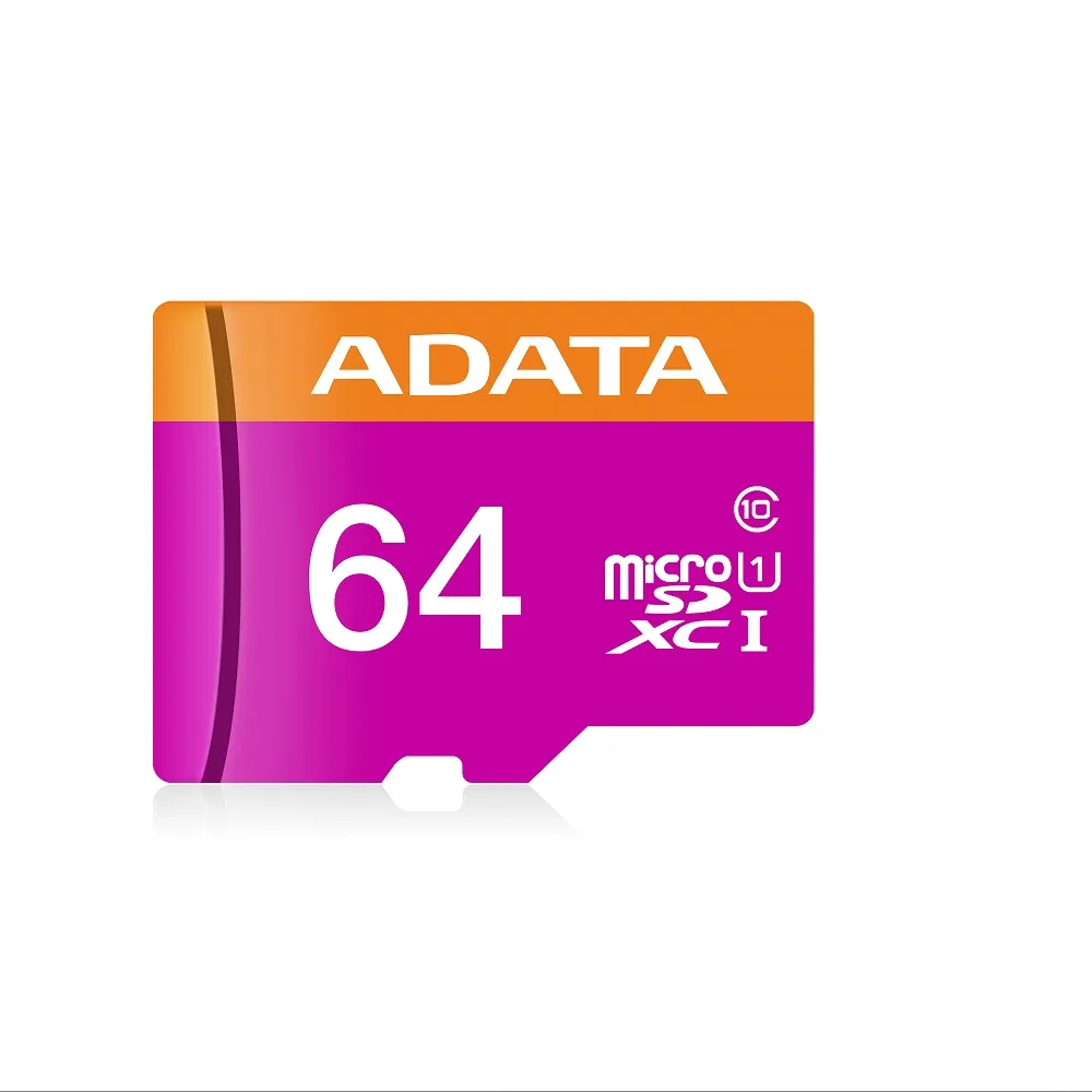 五入組【ADATA威剛】Premier microSDXC UHS-I U1 64G記憶卡(附轉卡)