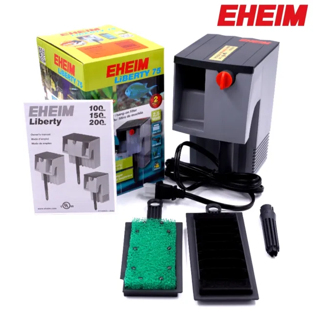 【EHEIM 伊罕】自由女神外掛過濾器2040型 LiBERTY 75(110V公司貨金標保固附原廠濾板)