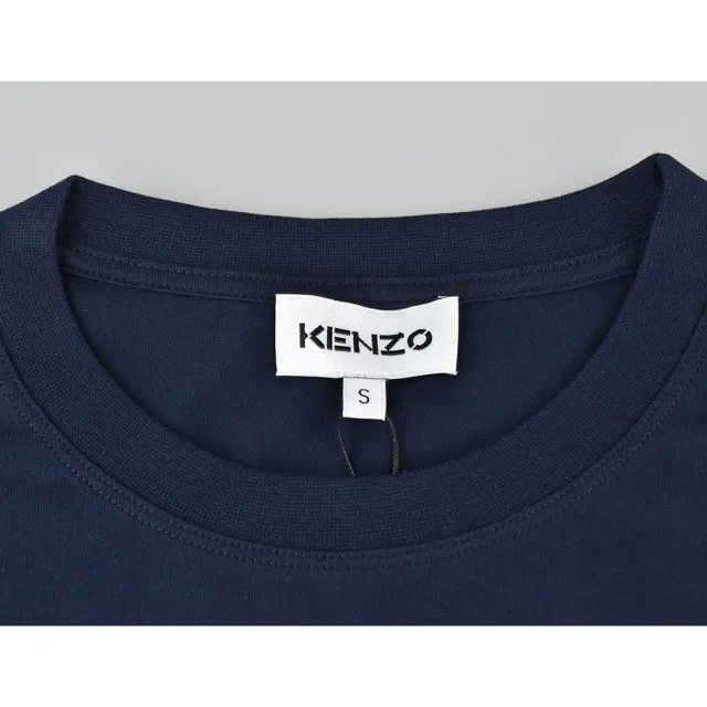 【KENZO】KENZO彩色印花LOGO純棉女士短T(S/M/L/深藍)