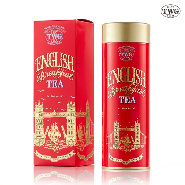 【TWG Tea】頂級訂製茗茶 英式早餐茶 100g/罐(English Breakfast Tea;黑茶)