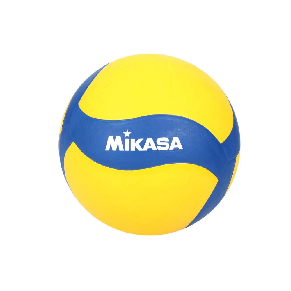 【MIKASA】螺旋型軟橡膠排球#3-訓練 3號球 運動 黃藍白(V023WS)
