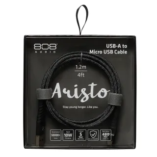 【808 Audio】ARISTO系列  Micro USB快速充電線 傳輸線1.2m(5款任選)