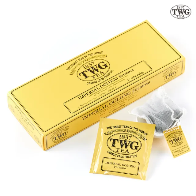 TWG Tea】手工純棉茶包皇家烏龍茶15包/盒(Imperial Oolong;烏龍茶