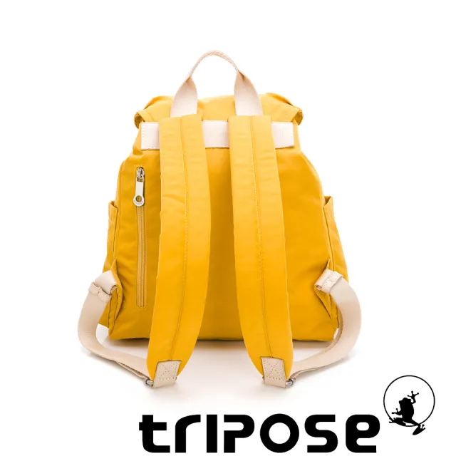【tripose】MEMENTO微皺尼龍輕量後背包-小(活力黃)