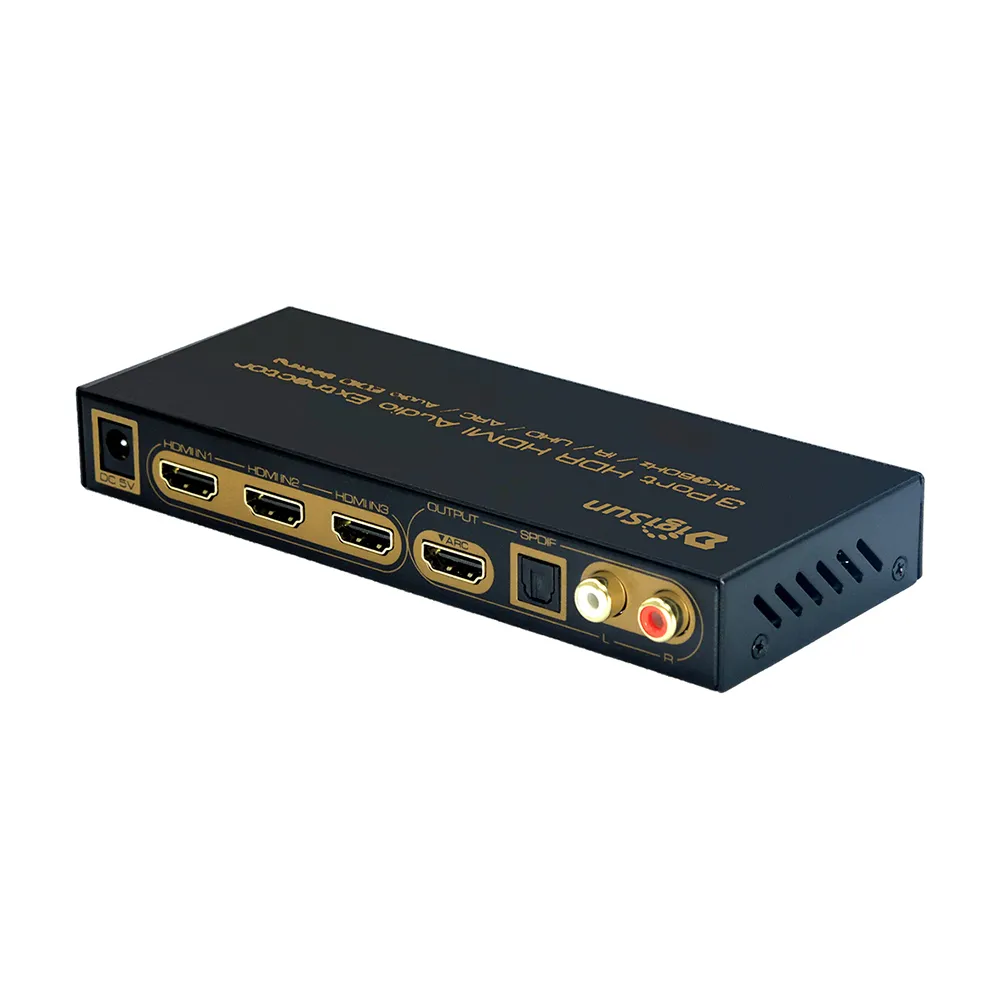 【DigiSun 得揚】AH231U 4K HDMI 2.0 三進一出切換器+音訊擷取器 SPDIF+R/L