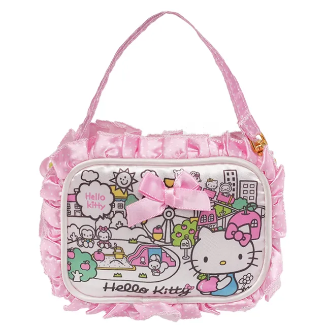 【TDL】雙11 Hello Kitty凱蒂貓手提零錢包化妝包收納包收納袋隨身包283769(平輸品)