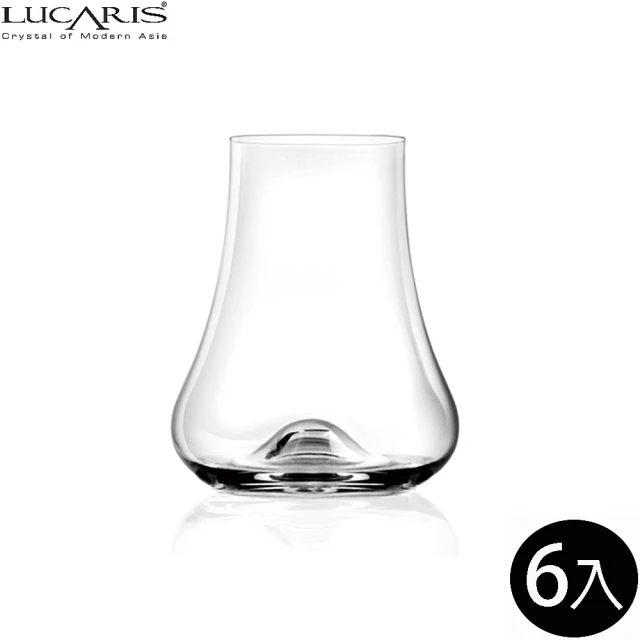 【LUCARIS】無鉛水晶品飲聞香杯 威士忌杯 255cc CLASSIC系列 6入組(威士忌杯)
