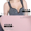 【Jo Go Wu】深V美胸健身運動內衣附運動髮帶(健身/瘦身/訓練/透氣內衣)