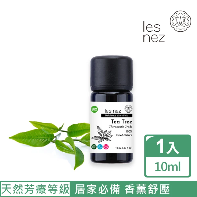 【Les nez 香鼻子】天然單方茶樹純精油 10ML(天然芳療等級)