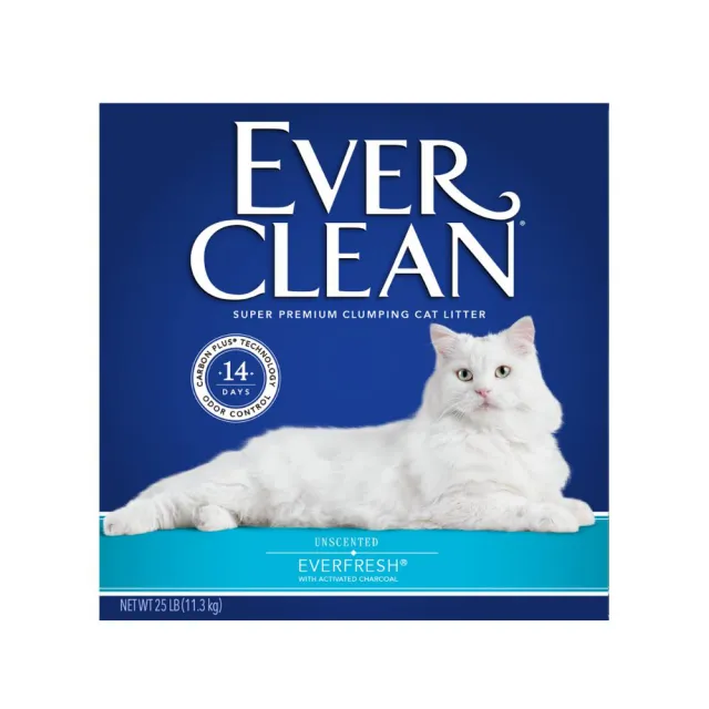 【EverClean 藍鑽】美規貓砂 25LB／11.3kg