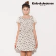 【Kinloch Anderson】甜美點點雪紡印花袖荷葉洋裝 連身裙 連衣裙  金安德森女裝(KA0587003卡其/黑)