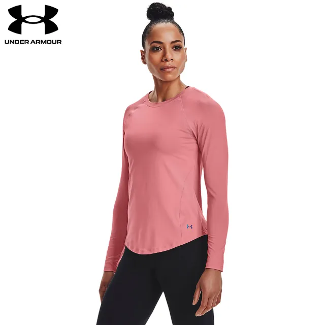 【UNDER ARMOUR】UA 女 Rush長袖T-Shirt _1368179-663(粉色)