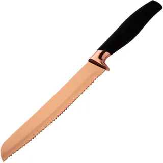 【Premier】鋸齒麵包刀 玫瑰金20cm(吐司刀 土司刀 麵包刀 鋸齒刀)
