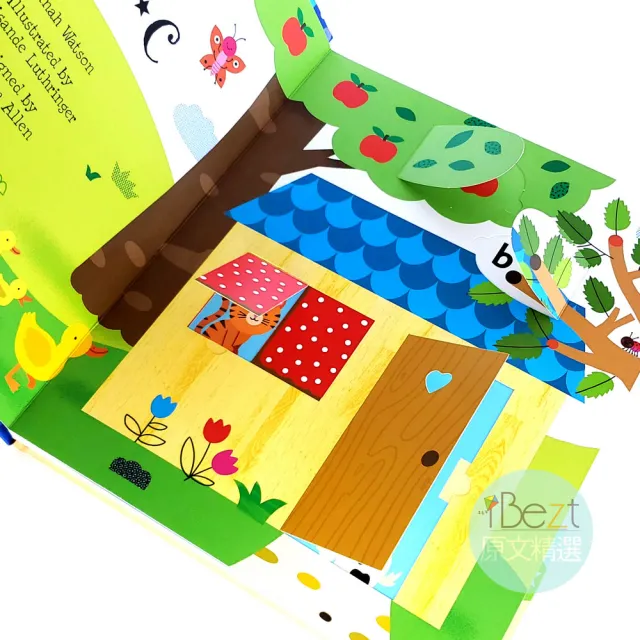【iBezt】Usborne Lift-the-Flap abc(Lift-the-Flap 翻翻書)