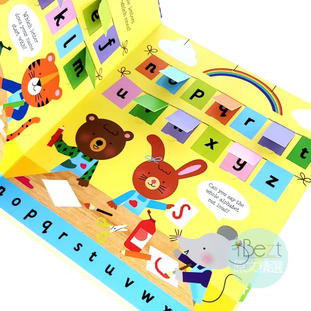 iBezt】Usborne Lift-the-Flap abc(Lift-the-Flap 翻翻書) - momo購物