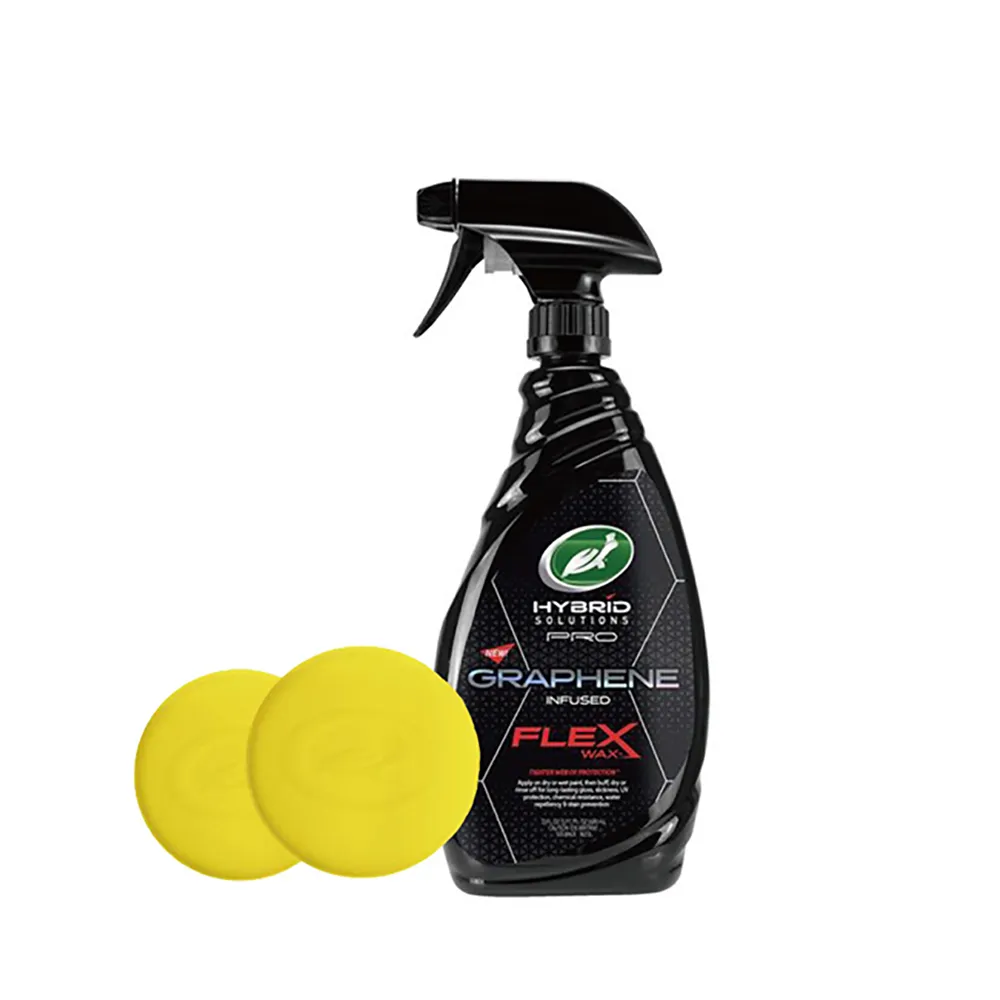 【Turtle Wax 龜牌】PRO頂極碳原子石墨烯噴蠟 T722 -680毫升-加贈原廠上蠟綿2個