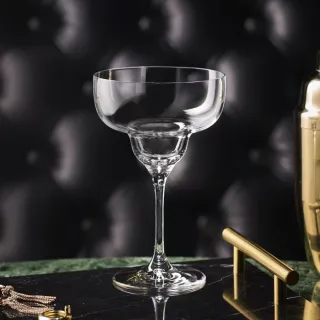【LUCARIS】無鉛水晶調酒杯 瑪格麗塔杯 375cc CLASSIC系列 6入組(調酒杯)