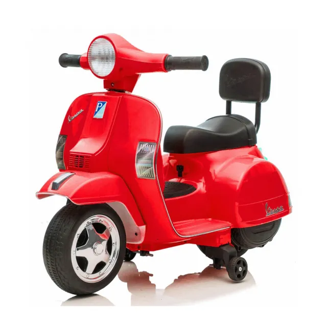 【聰明媽咪兒童超跑】偉士牌 Vespa 迷你版兒童電動機車(2色可選)