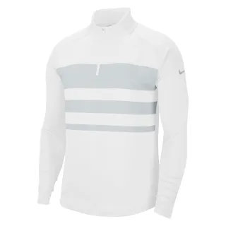 【NIKE 耐吉】Nike Golf Dri-FIT Vapor 男 1/2拉鍊長袖上衣/高爾夫球衫 白 BV0391-100