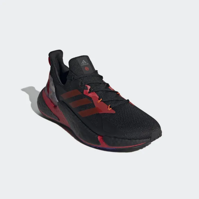 【adidas 愛迪達】X9000L4 M 男 慢跑鞋 黑紅(GZ8987)