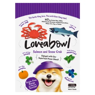 【Loveabowl囍碗】無穀天然糧-全齡犬-鮭魚&雪蟹1.4kg