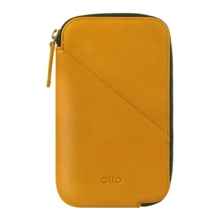 【Alto】真皮手機收納包 / 護照包 - 焦糖棕(手機保護套 長夾)