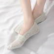 【HOMELAND】蕾絲高背隱形襪 22-24 cm(時尚面料 科技涼感 防脫矽膠)