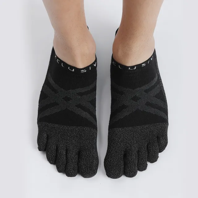 【XCLUSIV】照護五趾船型襪-黑色(銀纖維/99.99％抑菌消臭/吸濕乾爽/永久有效)