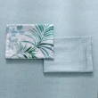 【IN-HOUSE】400織紗天絲棉薄被套床包組-漫步棕櫚(加大)