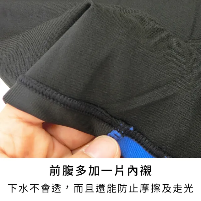 【尚芭蒂】附贈同款泳帽 大尺碼3L-5L/酷勁三分平口男泳褲-藍色/速乾/柔軟/止滑