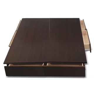 【樂和居】精製木心板3邊抽屜式收納床底-雙人6尺