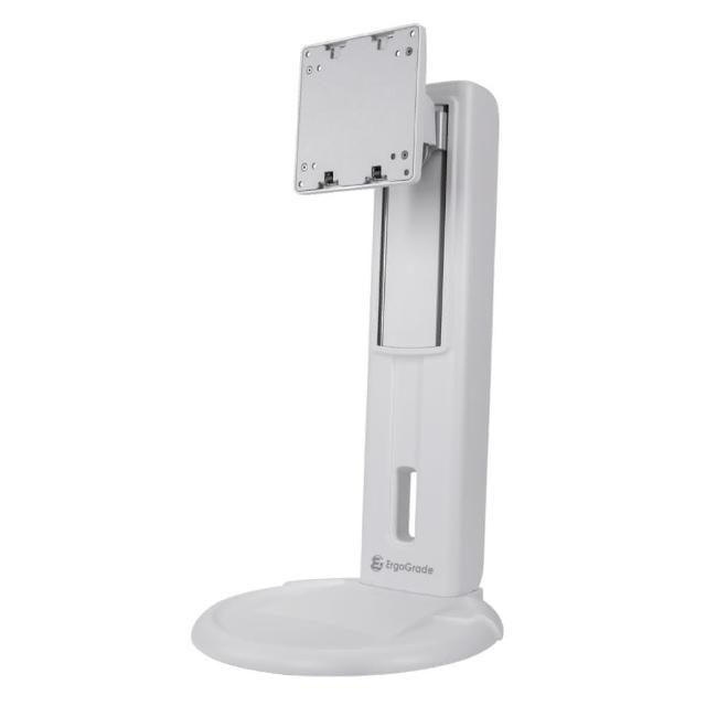 【ErgoGrade】旋轉升降桌上型螢幕底座EGHA741Q白色(壁掛架/電腦螢幕架/長臂/旋臂架/桌上型支架)