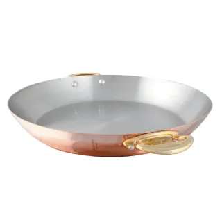 【Mauviel】/150b銅雙耳淺鍋/平耳西班牙海鮮鍋