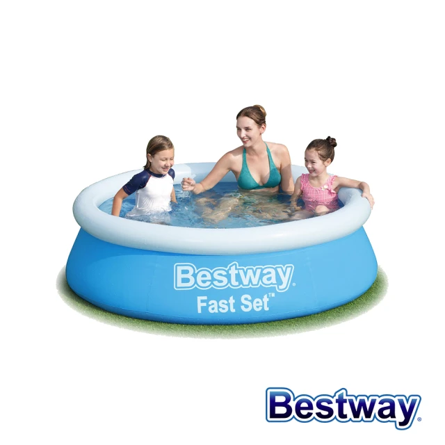 【BESTWAY】快速充氣環泳池(戲水 兒童泳池)