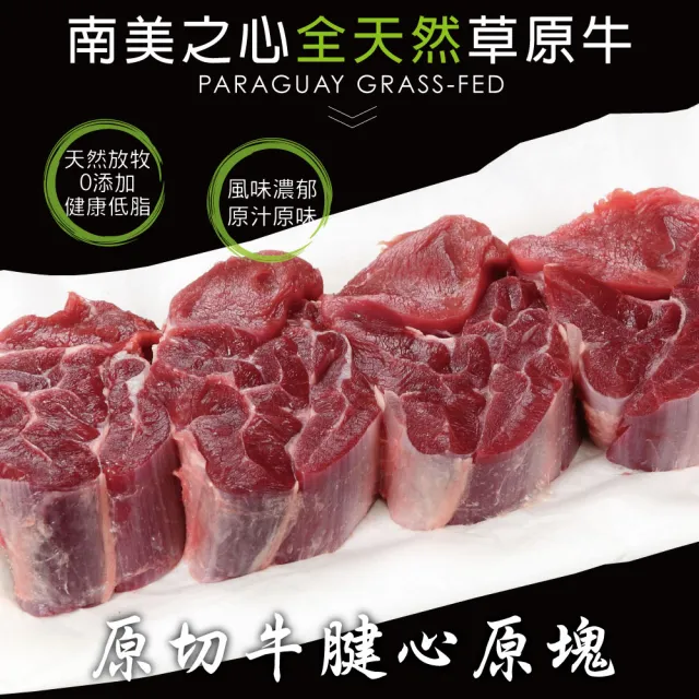 【豪鮮牛肉】南美草飼之心全天然牛腱切塊9包(500g±10%/包)