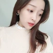 【MISS KOREA】韓國設計S925銀針繁花錦簇彩色鋯石耳環
