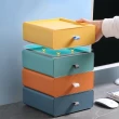 【Cap】馬卡龍可疊加收納盒(抽屜收納盒/桌面收納)