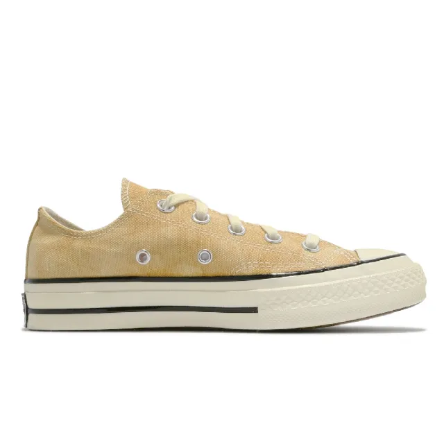 【CONVERSE】休閒鞋 All Star 低筒 穿搭 男女鞋 基本款 簡約 三星黑標 情侶款 帆布 卡其 米白(170966C)