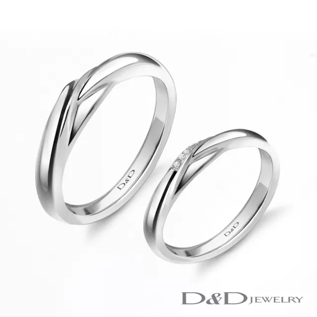 【D&D JEWELRY】Eternity II - Real Love K金男戒(18K)